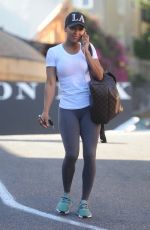 MEAGAN GOOD Out and About in West Hollywood 05/03/2017