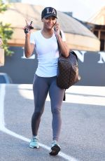 MEAGAN GOOD Out and About in West Hollywood 05/03/2017
