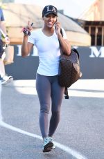 MEAGAN GOOD Out and About in West Hollywood 05/03/2017