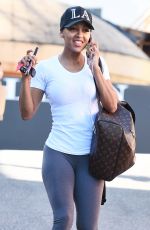 MEAGAN GOOD Out and About in West Hollywood 05/03/2017