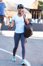 MEAGAN GOOD Out and About in West Hollywood 05/03/2017