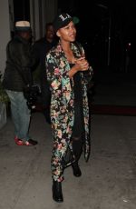 MEAGAN GOOD Out for Dinner in Beverly Hills 05/23/2017