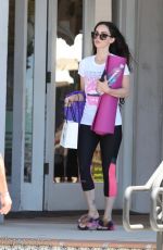 MEGAN FOX in Leggings Leaves Pilates Class in Los Angeles 05/19/2017