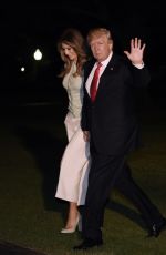 MELANIA TRUMP Arrive to White House in Washington 05/29/2017
