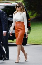 MELANIA TRUMP Departing White House in Washington 05/19/2017