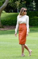MELANIA TRUMP Departing White House in Washington 05/19/2017