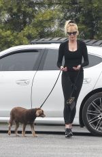 MELANIE GRIFFITH Take Her Dog to Vet Clinic in Los Angeles 05/30/2017