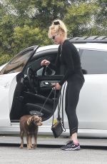 MELANIE GRIFFITH Take Her Dog to Vet Clinic in Los Angeles 05/30/2017