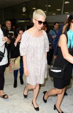 MICHELLE WILLIAMS Arrives at Airport in Nice 05/17/2017
