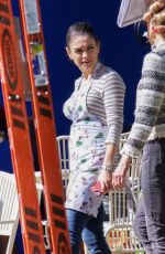 MILA KUNIS on the Set of Bad Moms Christmas in Atlanta 05/03/2017