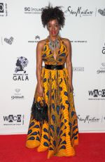 MILAUNA JACKSON at Wearable Art Gala at California African American Museum in Los Angeles 04/29/2017