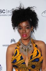 MILAUNA JACKSON at Wearable Art Gala at California African American Museum in Los Angeles 04/29/2017