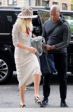 MILEY CYRUS Arrives at Z100 Studio in New York 05/16/2017