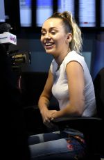 MILEY CYRUS at SiriusXM Radio in Los Angeles 05/12/2017