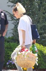 MILEY CYRUS at Teterboro Airport in New Jersey 05/18/2017