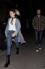 MILEY CYRUS Night Out in Los Angeles 05/09/2017