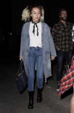 MILEY CYRUS Night Out in Los Angeles 05/09/2017