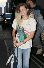 MILEY CYRUS Out and About in New York 05/17/2017