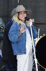 MILEY CYRUS Performs at Today Show in New York 05/26/2017