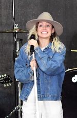 MILEY CYRUS Performs at Today Show in New York 05/26/2017