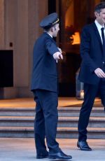 MILLA JOVOVICH Leaves Her Hotel in Milan 05/07/2017