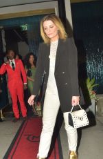 MISCHA BARTON Out for Dinner at Mastros in Los Angeles 04/30/2017