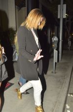 MISCHA BARTON Out for Dinner at Mastros in Los Angeles 04/30/2017