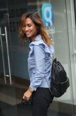 MYLEENE KLASS Leaves Global Radio Studios in London 05/04/2017