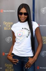 NAOMI CAMPBELL at Fashion for Relief Charity Gala Photocall in Cannes 05/20/2017
