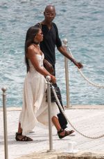 NAOMI CAMPBELL at Hotel Du Cap Eden Roc in Antibes 05/22/2017