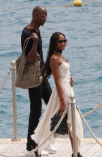 NAOMI CAMPBELL at Hotel Du Cap Eden Roc in Antibes 05/22/2017