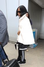 NAOMI CAMPBELL at LAX Airport in Los Angeles 0502/2017
