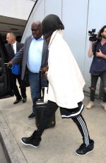 NAOMI CAMPBELL at LAX Airport in Los Angeles 0502/2017