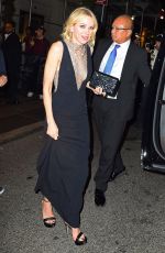 NAOMI WATTS Night Out in New York 05/01/2017