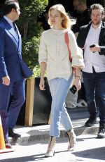 NATALIA VODIANOVA Leaves Carlyle Hotel in New York 05/02/2017