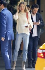 NATALIA VODIANOVA Leaves Carlyle Hotel in New York 05/02/2017