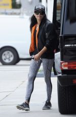 NAYA RIVERA at a Gas Station in Los Angeles 05/15/2017