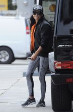 NAYA RIVERA at a Gas Station in Los Angeles 05/15/2017