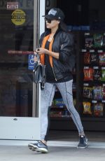 NAYA RIVERA at a Gas Station in Los Angeles 05/15/2017