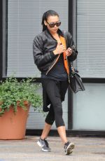 NAYA RIVERA Out and About in Los Feliz 05/09/2017