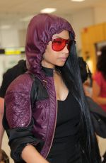 NICKI MINAJ Arrives at Nice Airport 05/24/2017