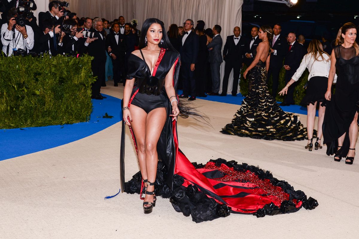 NICKI MINAJ at 2017 MET Gala in New York 05/01/2017.