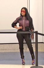 NICKI MINAJ at Los Angeles International Airport 05/23/2017