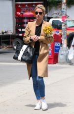 NICKY HILTON Out Buys Flowers in New York 05/08/2017
