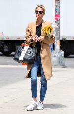 NICKY HILTON Out Buys Flowers in New York 05/08/2017