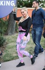 NICOLE COCO AUSTIN Out at Universal Studios in Universal City 05/15/2017
