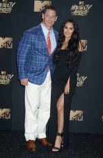 NIKKI BELLA and John Cena at 2017 MTV Movie & TV Awards in Los Angeles 05/07/2017