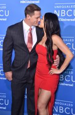 NIKKI BELLA and John Cena at NBC/Universal Upfront in New York 05/15/2017