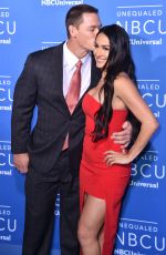 NIKKI BELLA and John Cena at NBC/Universal Upfront in New York 05/15/2017