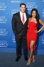 NIKKI BELLA and John Cena at NBC/Universal Upfront in New York 05/15/2017